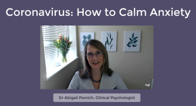 Coronavirus: How to Calm Anxiety