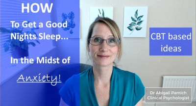 How to Get a Good Nights Sleep – In the Midst of Anxiety!